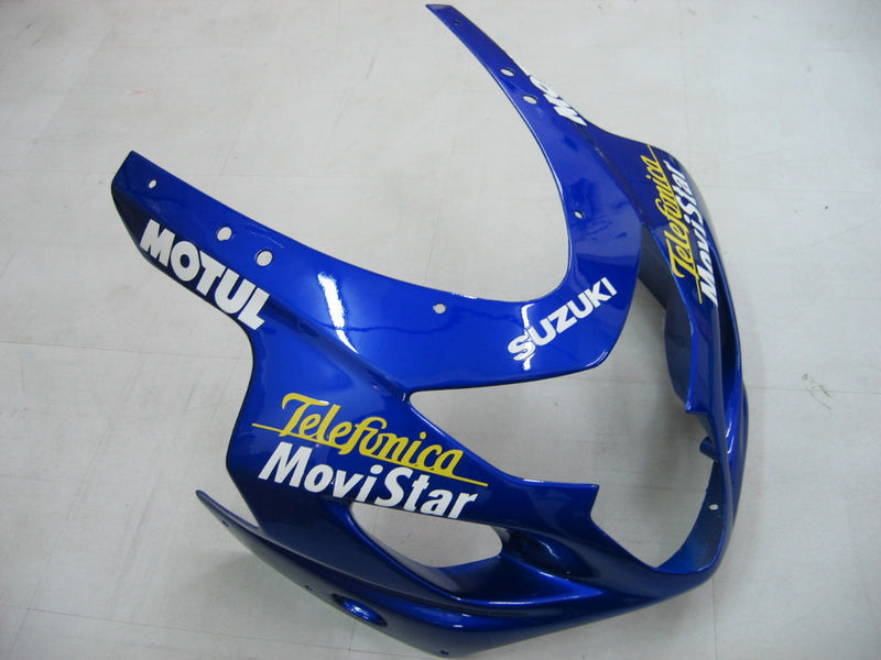 For GSXR 600/750 2004-2005 Bodywork Fairing Blue ABS Injection Molded Plastics Set