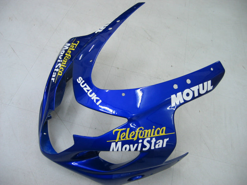 For GSXR 600/750 2004-2005 Bodywork Fairing Blue ABS Injection Molded Plastics Set