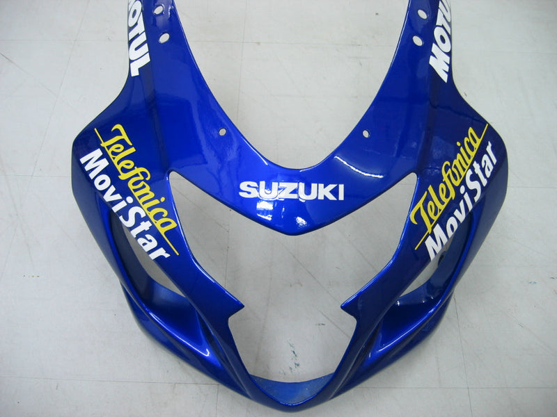 For GSXR 600/750 2004-2005 Bodywork Fairing Blue ABS Injection Molded Plastics Set