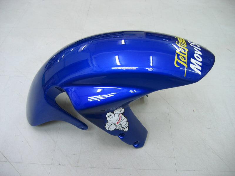 For GSXR 600/750 2004-2005 Bodywork Fairing Blue ABS Injection Molded Plastics Set