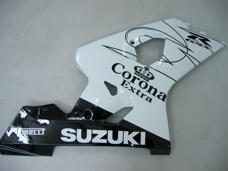 Carenados 2004-2005 Suzuki GSXR 600 750 Blanco Alstare Corona Racing Genérico