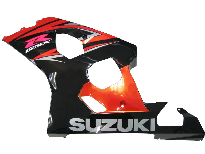 Fairings 2004-2005 Suzuki GSXR 600 750 Black Orange GSXR Racing Generic