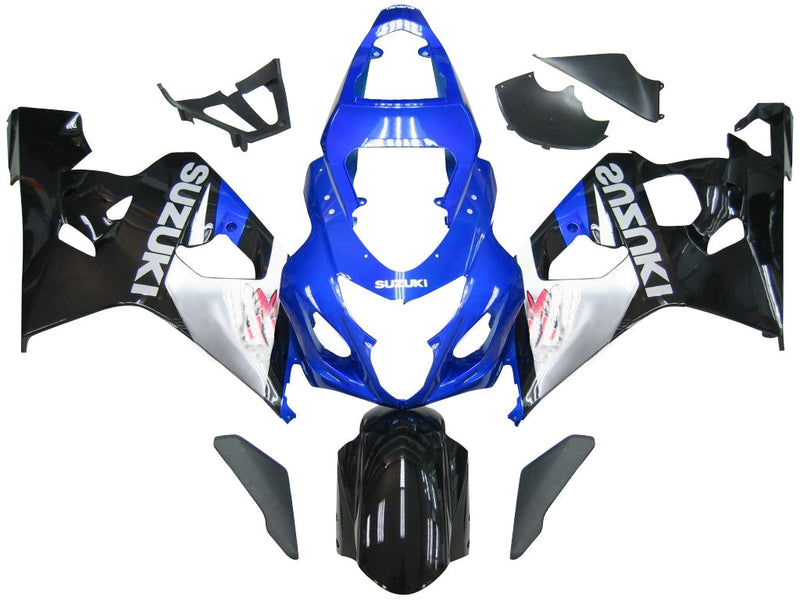 Fairings 2004-2005 Suzuki GSXR 600 750 Blå Svart Suzuki GSXR Generic