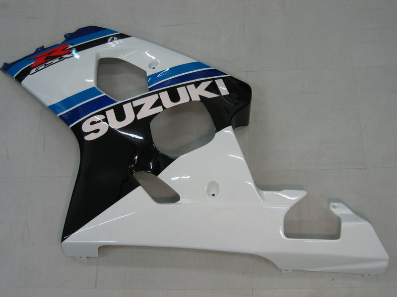 Carenagens 2004-2005 Suzuki GSXR 600 750 Azul Branco Preto GSXR Racing Generic