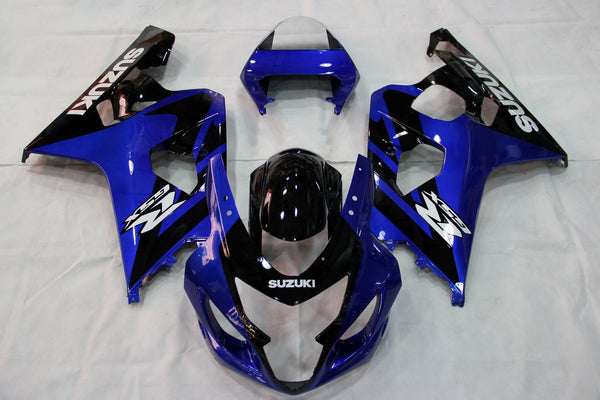 Fairings 2004-2005 Suzuki GSXR 600 750 Blå Svart GSXR Racing Generic