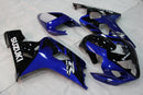 Carenados 2004-2005 Suzuki GSXR 600 750 Azul Negro GSXR Racing Genérico