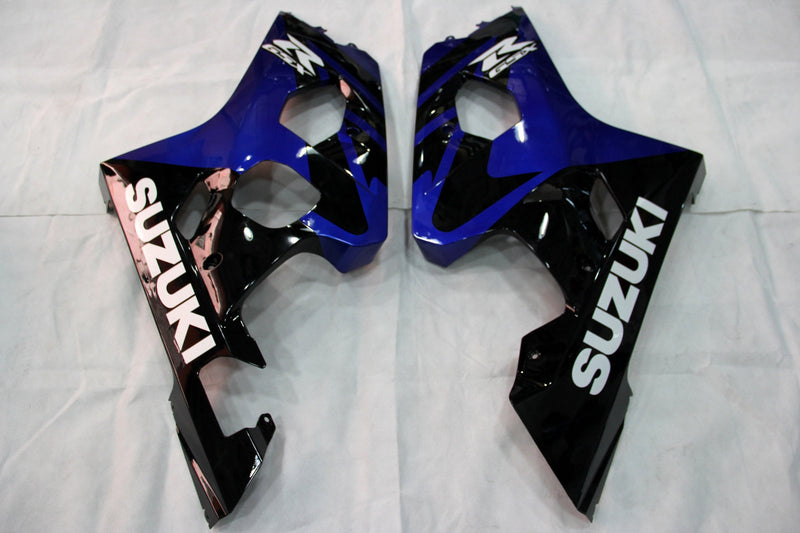 For GSXR 600/750 2004-2005 Bodywork Fairing Blue ABS Injection Molded Plastics Set