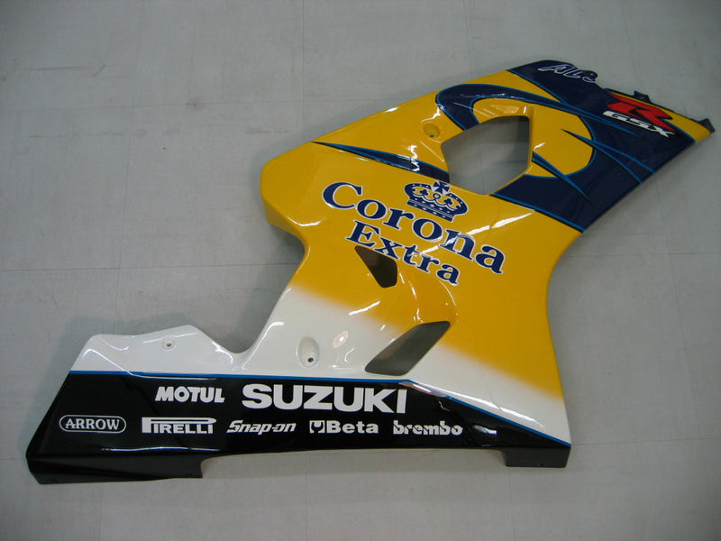 Carenagens 2004-2005 Suzuki GSXR 600 750 Amarelo Azul Corona GSXR Genérico