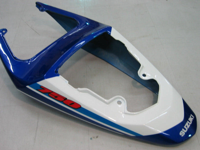 For GSXR 600/750 2004-2005 Bodywork Fairing Blue ABS Injection Molded Plastics Set