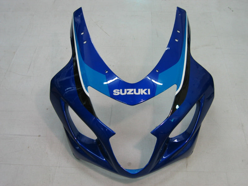 For GSXR 600/750 2004-2005 Bodywork Fairing Blue ABS Injection Molded Plastics Set