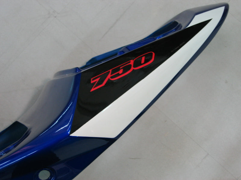 Fairings 2004-2005 Suzuki GSXR 600 750 Blå Svart Sølv GSXR Racing Generisk