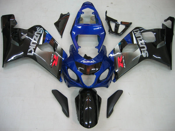 Fairings 2004-2005 Suzuki GSXR 600 750 Blå Svart Sølv GSXR Racing Generisk