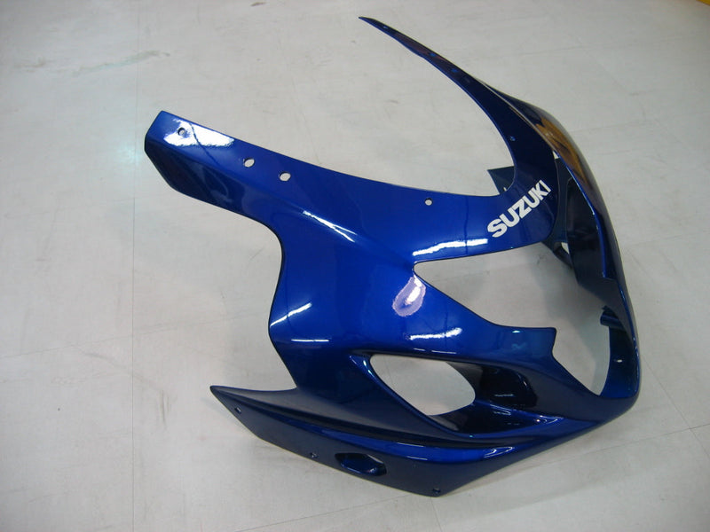 For GSXR 600/750 2004-2005 Bodywork Fairing Blue ABS Injection Molded Plastics Set