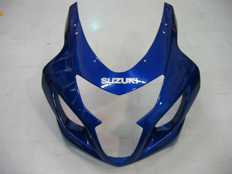 Carenados 2004-2005 Suzuki GSXR 600 750 Azul Negro Plata GSXR Racing Generic