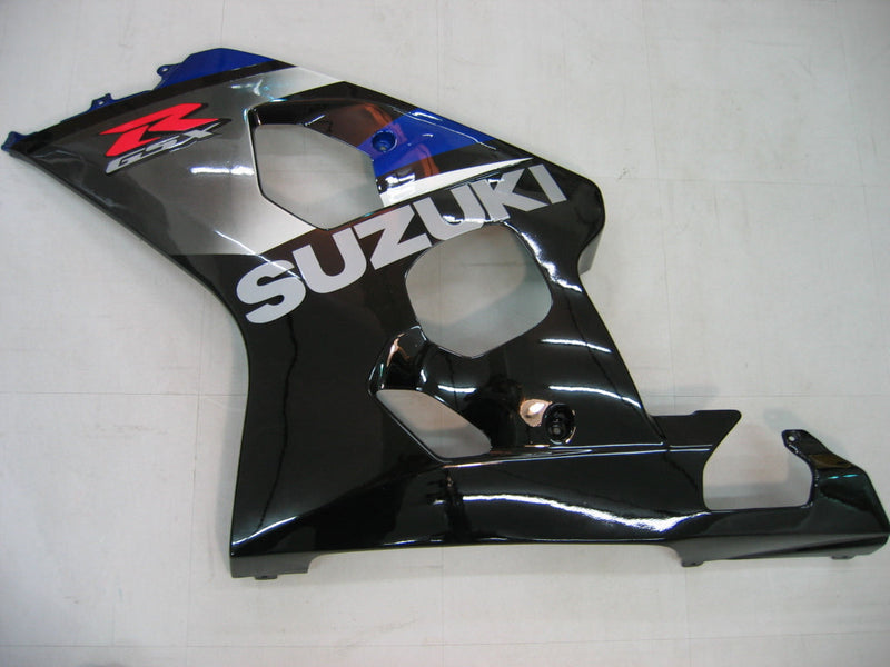 For GSXR 600/750 2004-2005 Bodywork Fairing Blue ABS Injection Molded Plastics Set