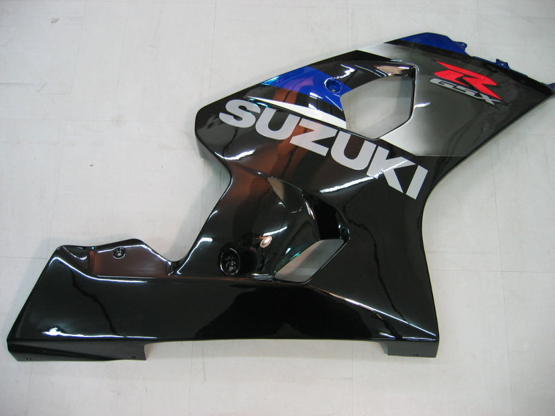 For GSXR 600/750 2004-2005 Bodywork Fairing Blue ABS Injection Molded Plastics Set