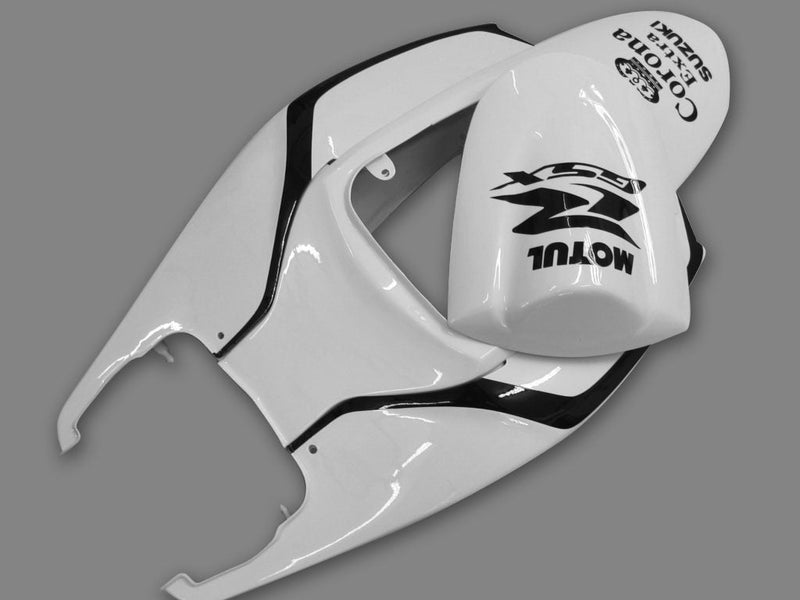 Carenagens 2006-2007 Suzuki GSXR 600 750 Branco Preto Alstare Corona Racing Generic