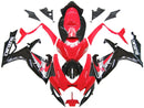 For GSXR 600/750 2006-2007 Bodywork Fairing Red ABS Injection Molded Plastics Set