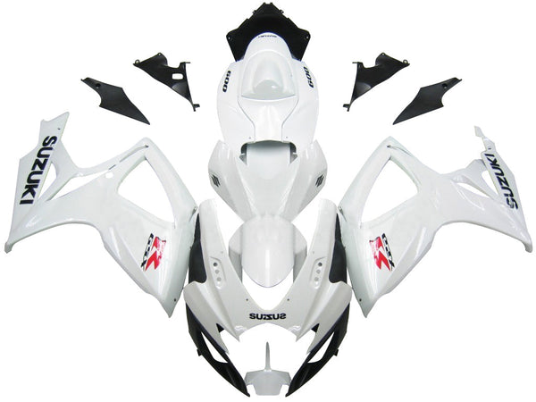 Carenagens 2006-2007 Suzuki GSXR 600 750 Branco GSXR Genérico