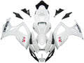 For GSXR 600/750 2006-2007 Bodywork Fairing White ABS Injection Molded Plastics Set