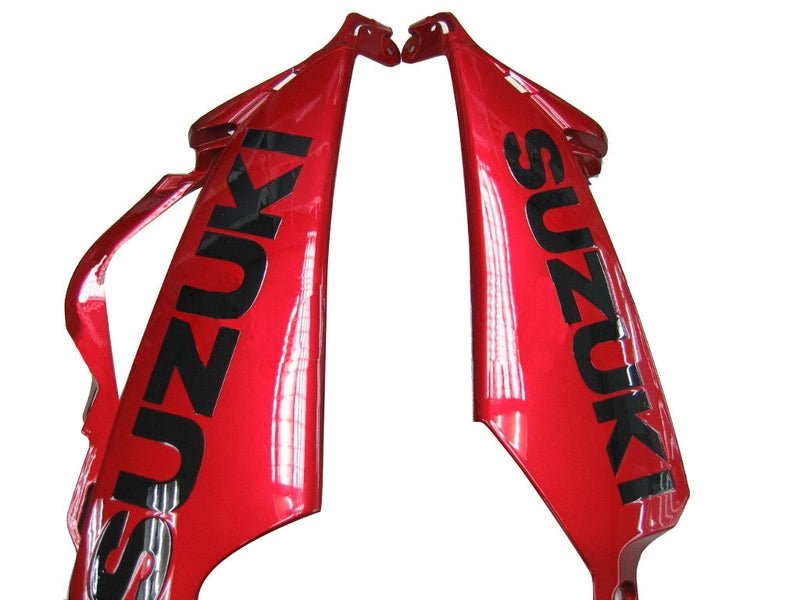 Carenados 2006-2007 Suzuki GSXR 600 750 Rojo Plata Negro GSXR Genérico