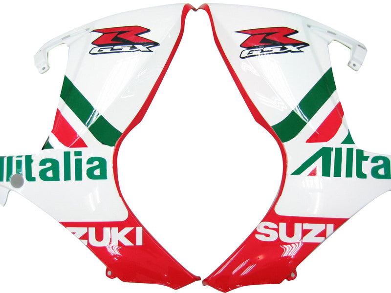 Fairings 2006-2007 Suzuki GSXR 600 750 Vit Röd Grön Alitalia Racing Generic