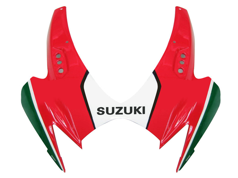 Owiewki 2006-2007 Suzuki GSXR 600 750 Biały Czerwony Zielony Alitalia Racing Generic