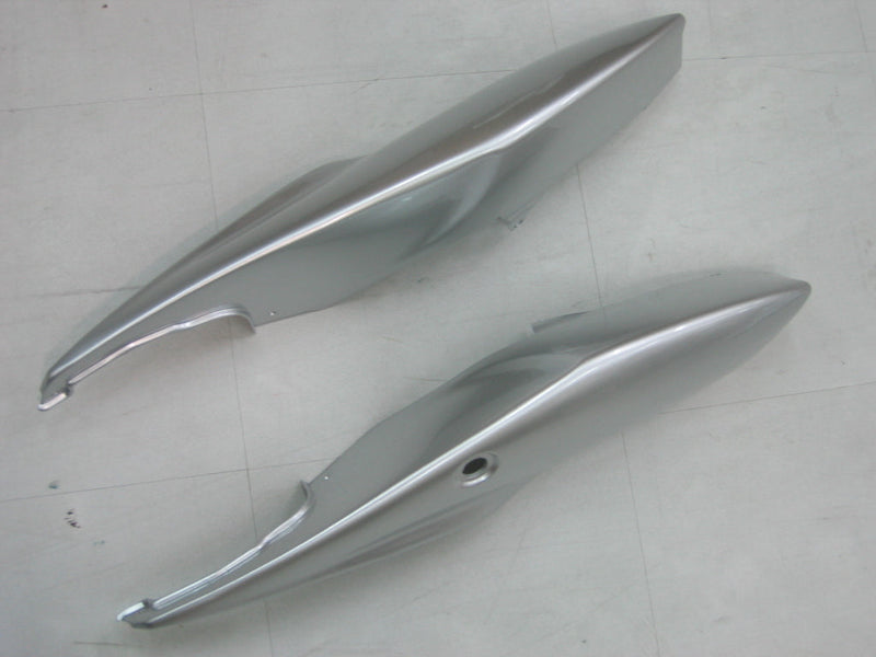 Carenados 2006-2007 Suzuki GSXR 600 750 Plata y Negro GSXR Genérico