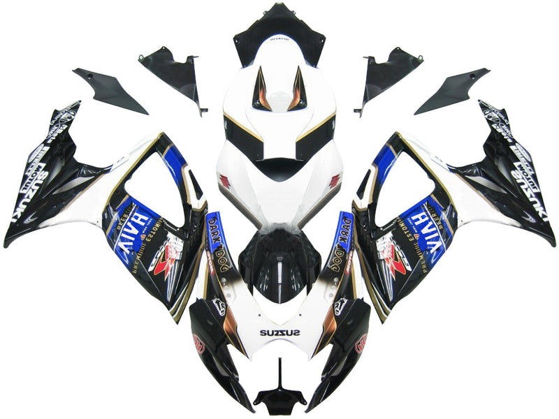 Fairings 2006-2007 Suzuki GSXR 600 750 Black Blur Viru Beer Generic