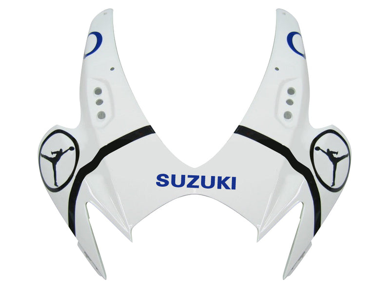 Carenagens 2006-2007 Suzuki GSXR 600 750 Branco e Azul Jordan Racing Generic