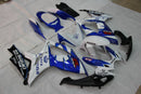 Fairings 2006-2007 Suzuki GSXR 600 750 Hvit Blå Corona Generisk