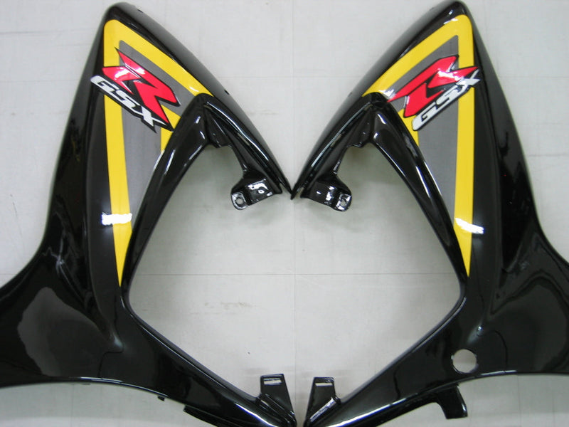 Carenagens 2006-2007 Suzuki GSXR 600 750 Preto e Amarelo GSXR Genérico