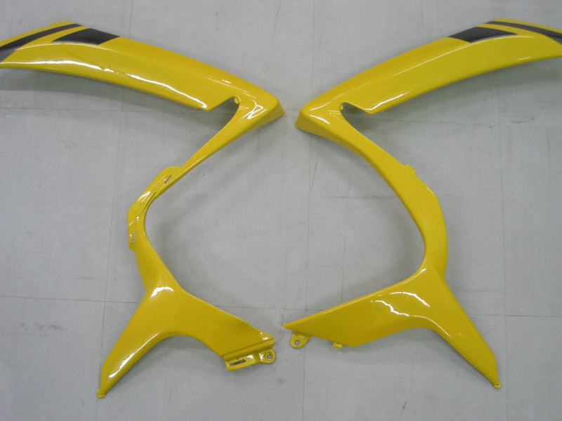 Carenagens 2006-2007 Suzuki GSXR 600 750 Preto e Amarelo GSXR Genérico