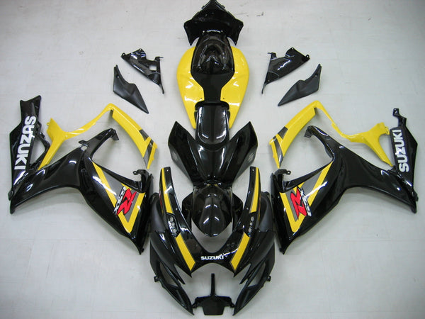 Verkleidungen 2006-2007 Suzuki GSXR 600 750 Schwarz &amp; Gelb GSXR Generic