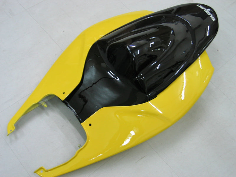 Carenagens 2006-2007 Suzuki GSXR 600 750 Preto e Amarelo GSXR Genérico