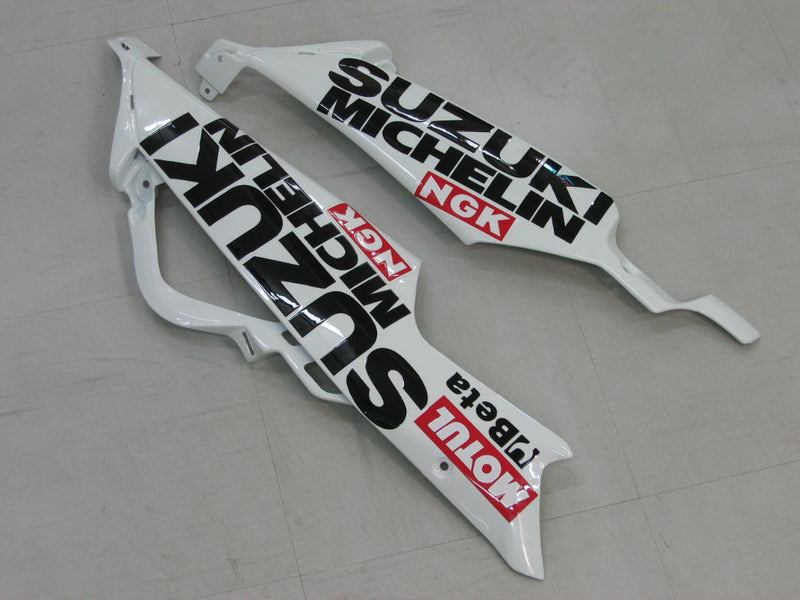 Fairings 2006-2007 Suzuki GSXR 600 750 Vit Röd Lucky Strike Racing Generic