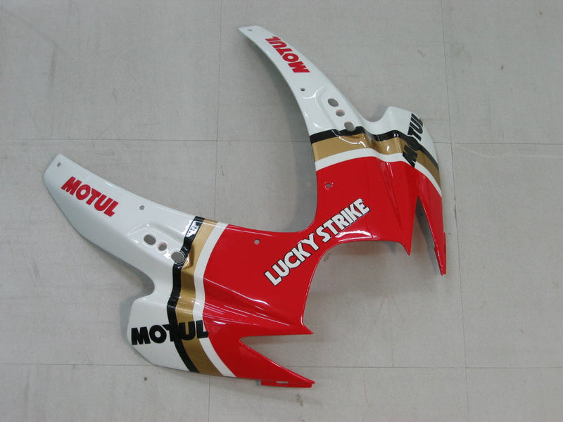 Fairings 2006-2007 Suzuki GSXR 600 750 Vit Röd Lucky Strike Racing Generic