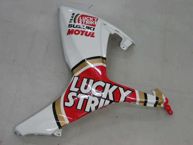 Fairings 2006-2007 Suzuki GSXR 600 750 Vit Röd Lucky Strike Racing Generic