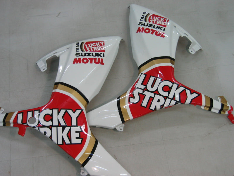 Verkleidungen 2006-2007 Suzuki GSXR 600 750 Weiß Rot Lucky Strike Generic