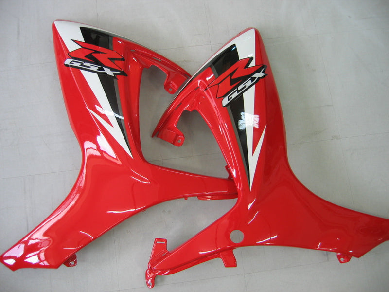 For GSXR 600/750 2006-2007 Bodywork Fairing Red ABS Injection Molded Plastics Set