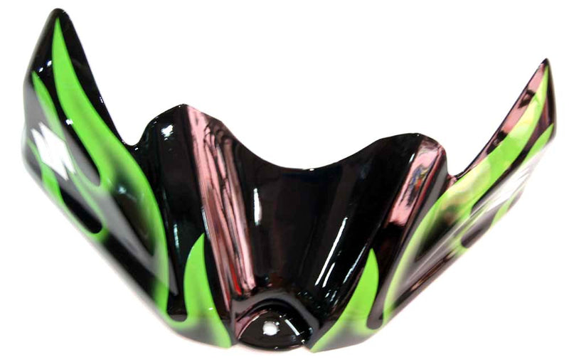 Kotelot 2008-2010 Suzuki GSXR 600 750 Black & Green Flame GSXR Generic