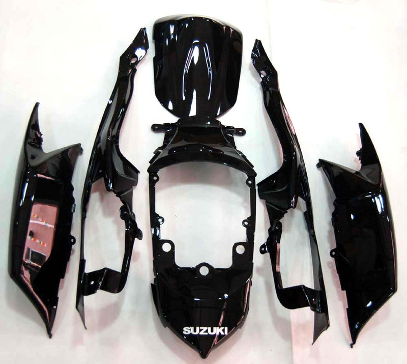 For GSXR 600/750 2008-2009 Bodywork Fairing Black ABS Injection Molded Plastics Set