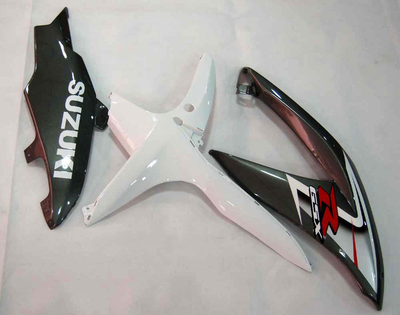 Fairings 2008-2010 Suzuki GSXR 600 750 White & Silver GSXR Racing Generic