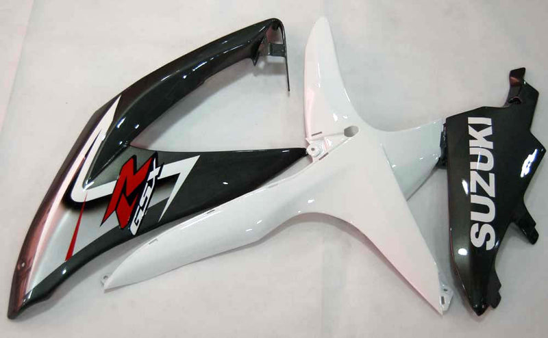 Fairings 2008-2010 Suzuki GSXR 600 750 White & Silver GSXR Racing Generic