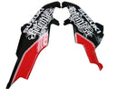 Carenagens 2008-2010 Suzuki GSXR 600 750 Preto Vermelho Relentless Racing Genérico