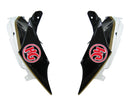 Carenagens 2008-2010 Suzuki GSXR 600 750 Preto Branco Suzuki Racing Genérico