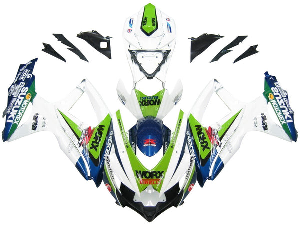 Owiewki 2008-2010 Suzuki GSXR 600 750 Multi-Color Worx Generic