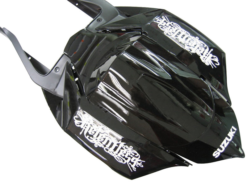 Owiewki 2008-2010 Suzuki GSXR 600 750 Black Relentless Racing Generic