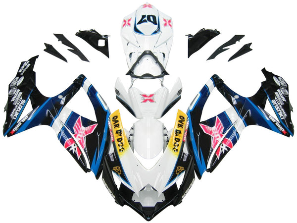 Owiewki 2008-2010 Suzuki GSXR 600 750 Multi-Color Brux Racing Generic