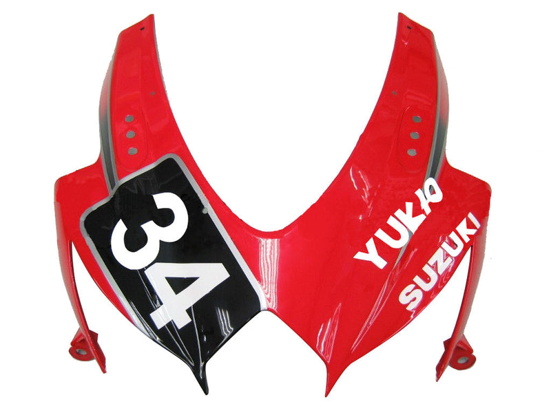 Kotelot 2008-2010 Suzuki GSXR 600 750 Punainen Musta No. 34 Suzuki Generic